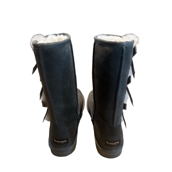Koolaburra‎ by UGG Women’s Victoria Tall Boots Bows 1015875 Suede Size 11 - Picture 4 of 7